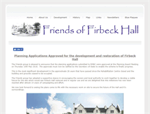 Tablet Screenshot of firbeckhall.net